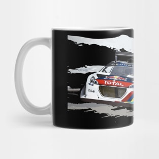 Sébastien Loeb peugeot 208 T16 pikes peak hill climb monster Mug